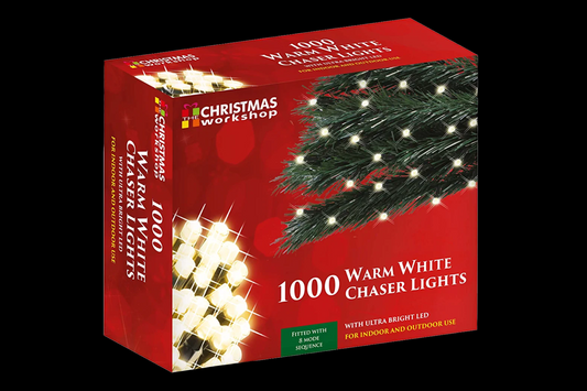 Christmas Workshop Warm White Chaser Lights