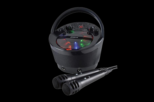 Groove-E GV-PS923-BK Portable Bluetooth Karaoke Boombox