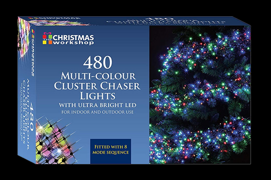 Christmas Workshop Multi-Color Cluster Chaser Lights