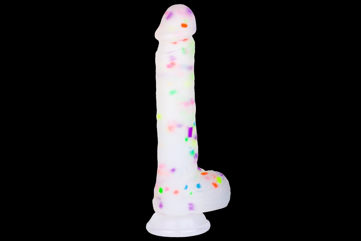 Glow-in-the-Dark Silicone Suction Cup Dildos