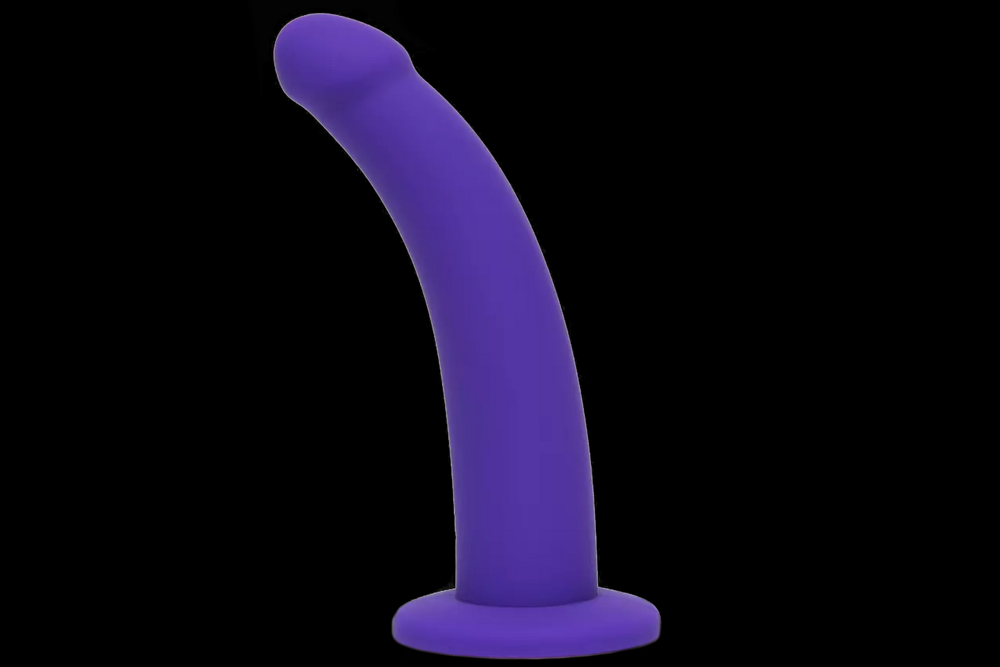 Curved Silicone Suction Cup Dildos