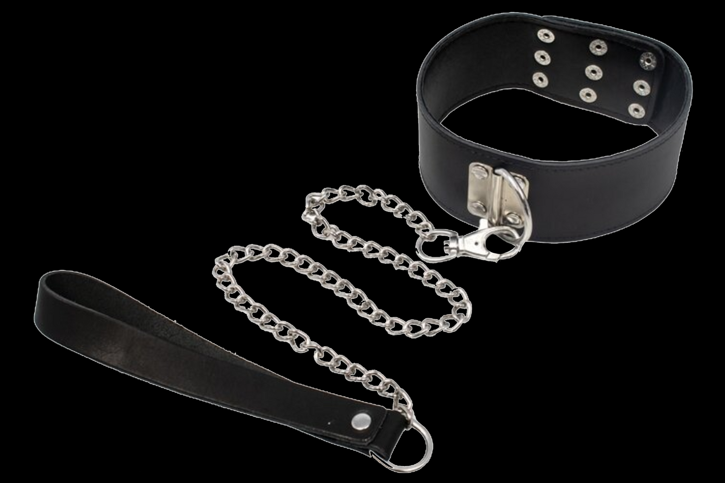 Collars with Chain Leashes