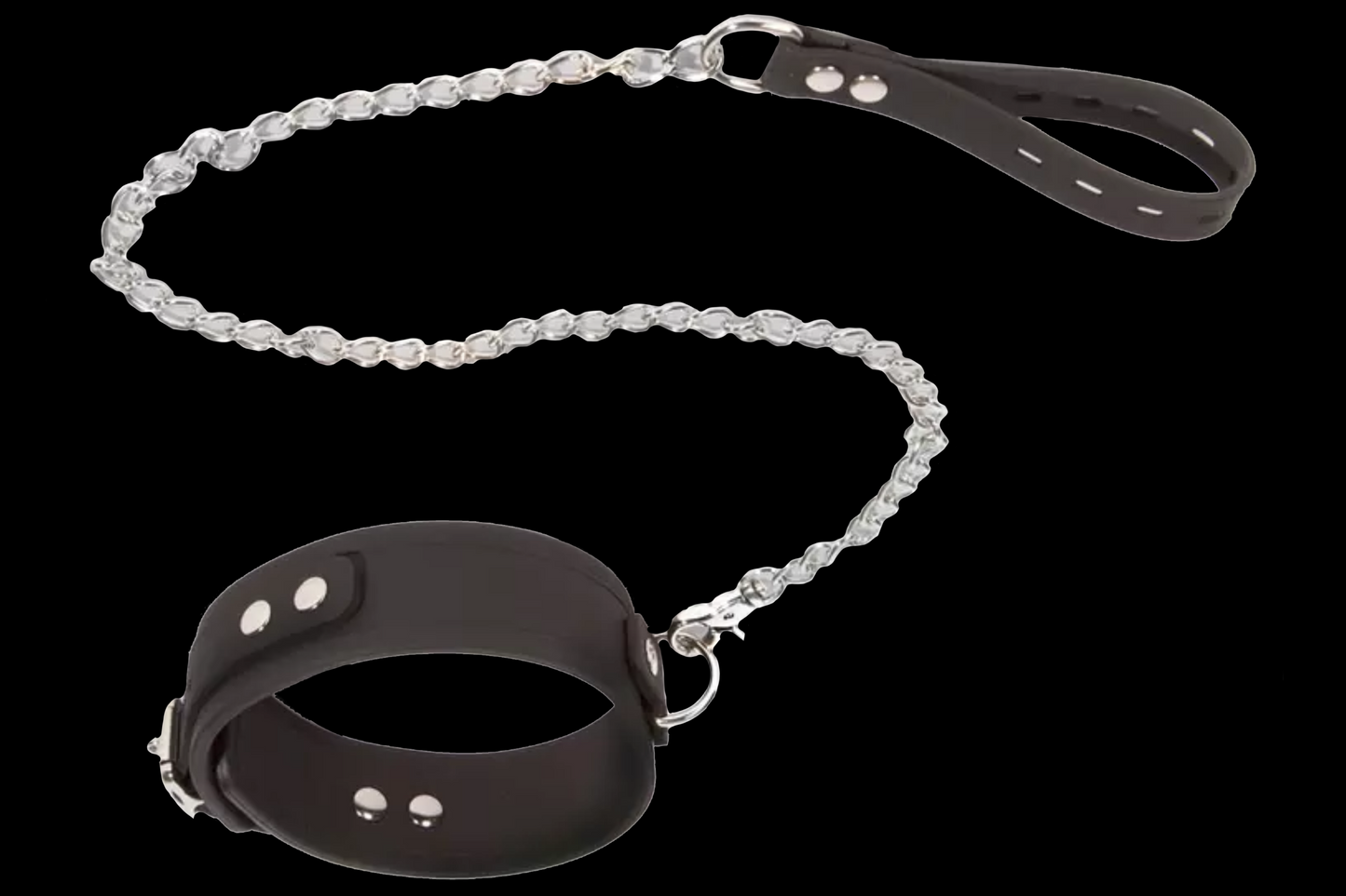 Collars with Chain Leashes