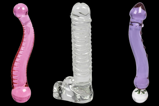 Large Glacier Glass Dildos