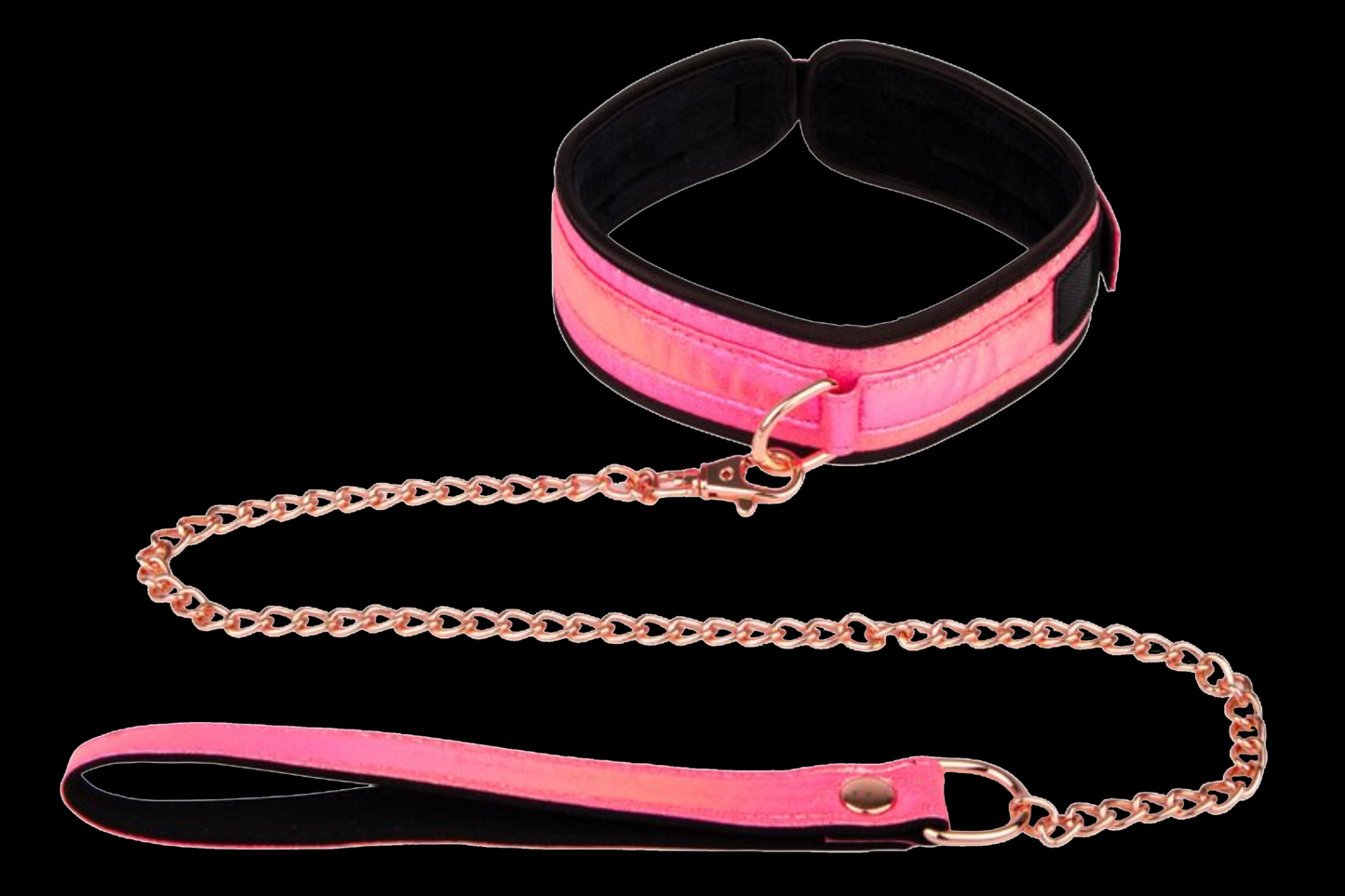 Collars with Chain Leashes