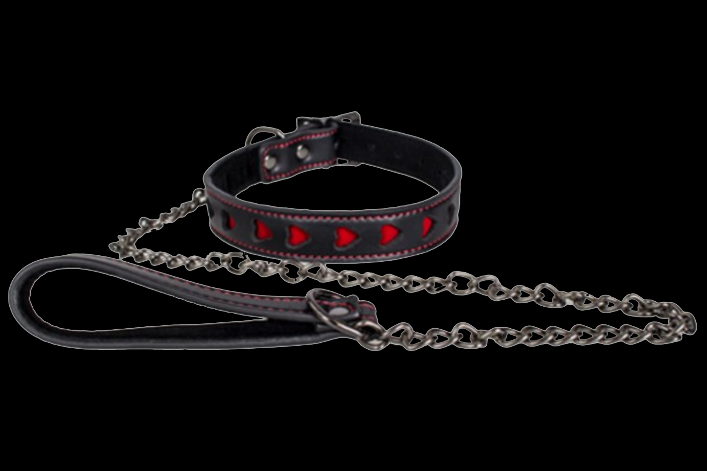 Collars with Chain Leashes