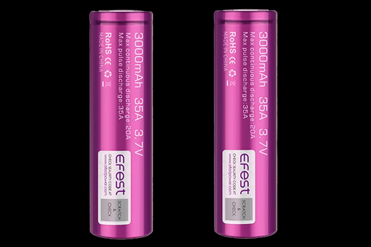 2x 18650 Vape Batteries