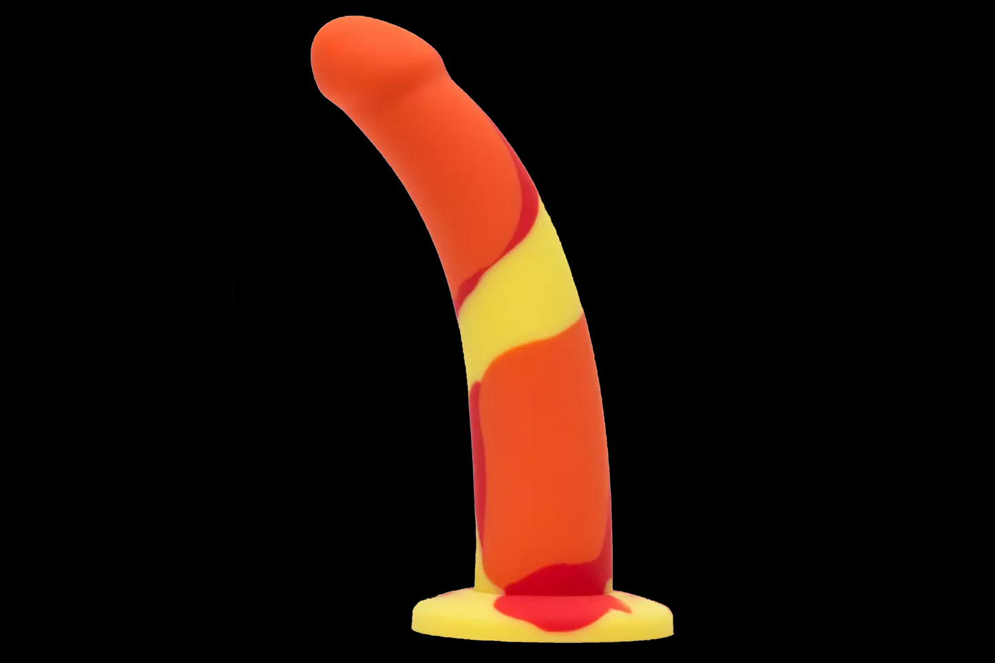 Curved Silicone Suction Cup Dildos