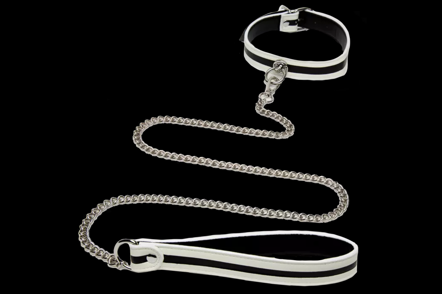 Collars with Chain Leashes