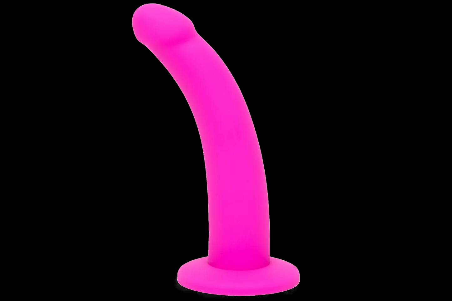 Curved Silicone Suction Cup Dildos