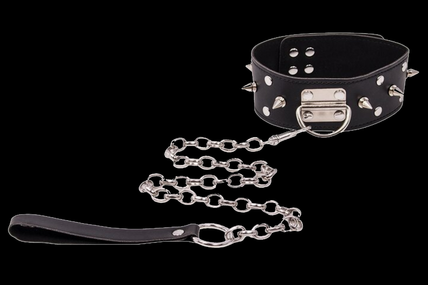 Collars with Chain Leashes