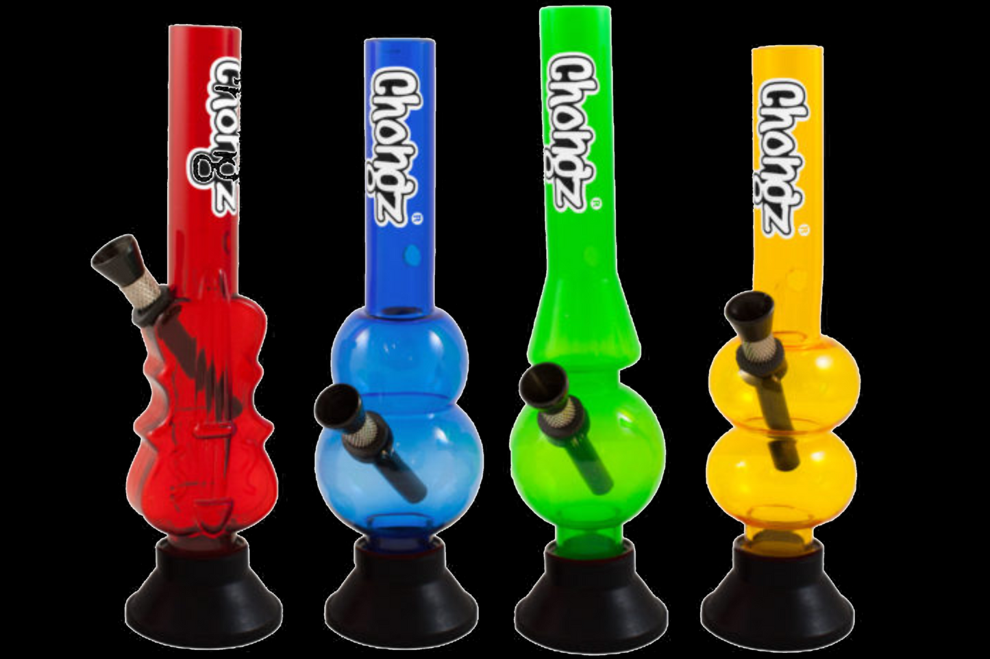 Chongz Mini Bongs Assorted Shapes & Colors