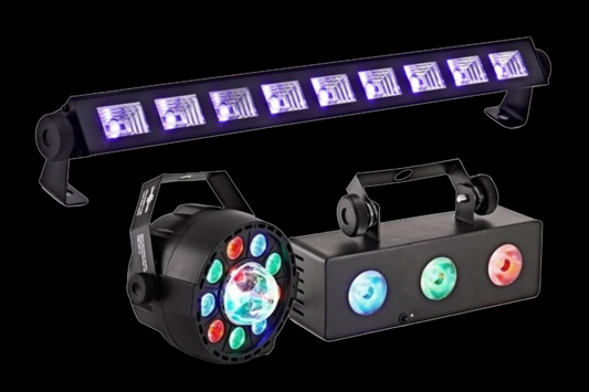 Galaxy Party Lights Pack - UV, RGB and Crystal Ball