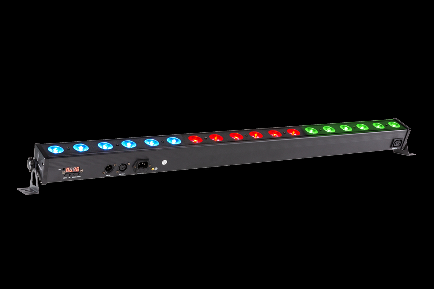 BeamZ LCB183 LED Wall Washer Uplight Bar with 18x 4W RGB LEDs